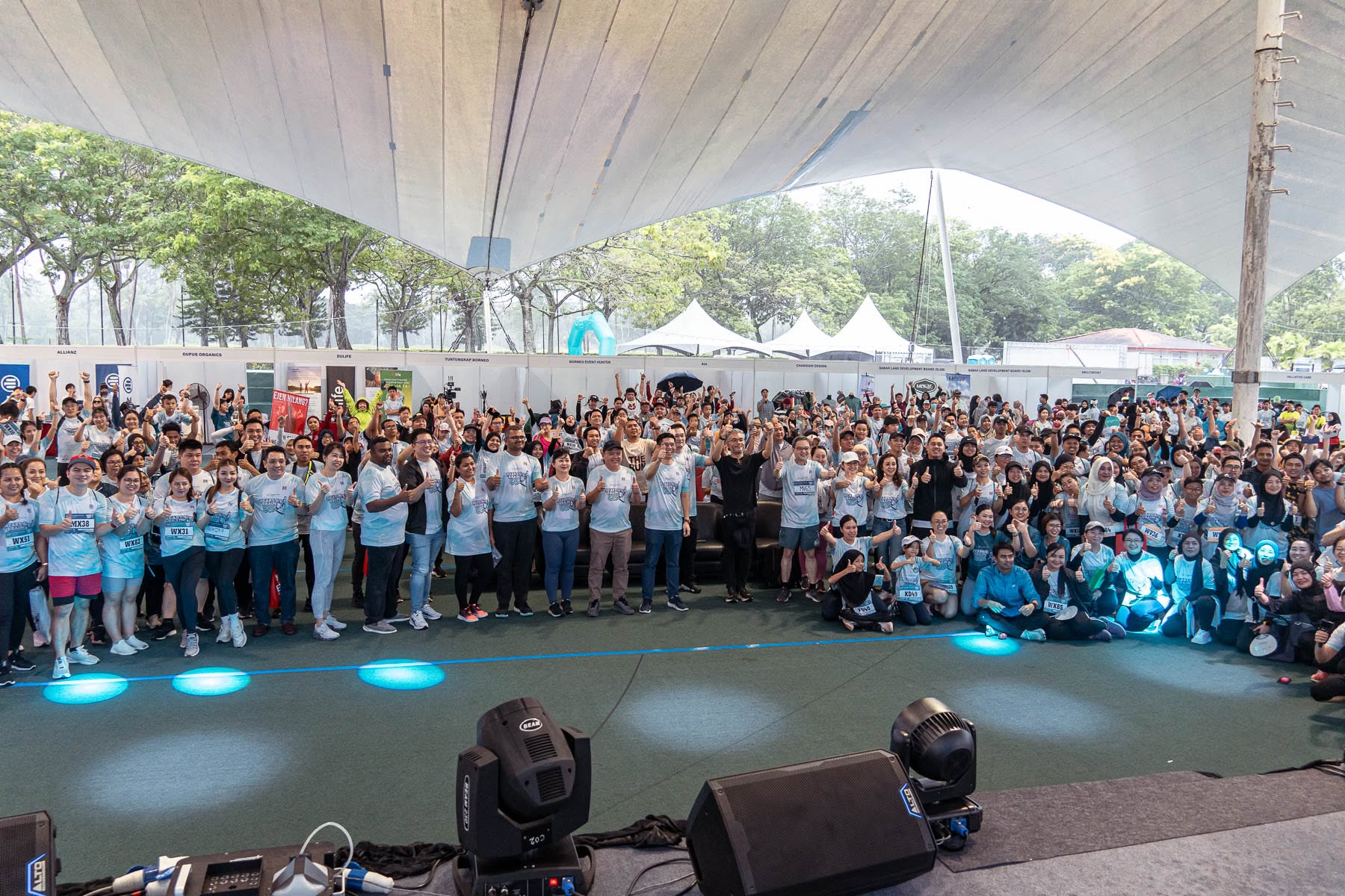 A public health event organised at Gleneagles Hospital Kota Kinabalu