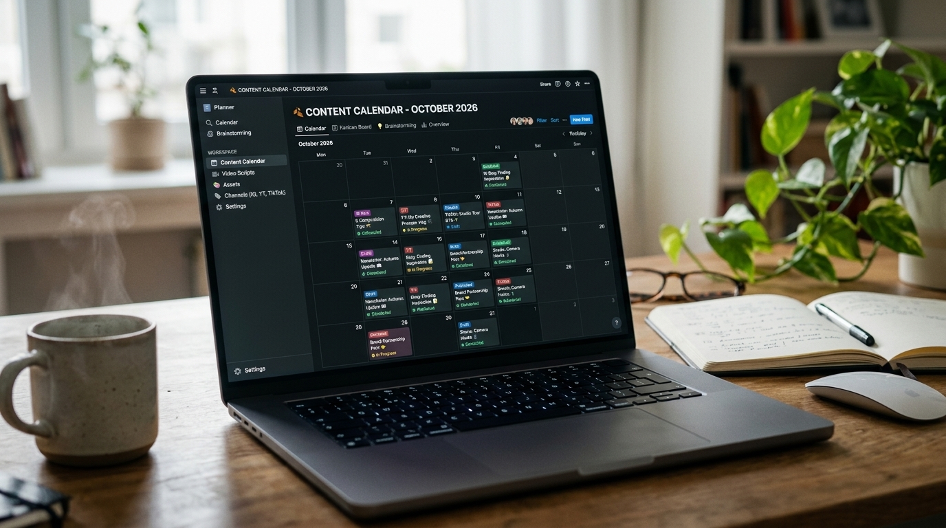 Planning the month of content